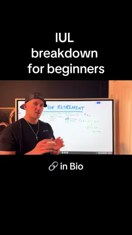 Iul breakdown for beginners #iul #taxfreeretirement #cashvaluelifeinsurance 