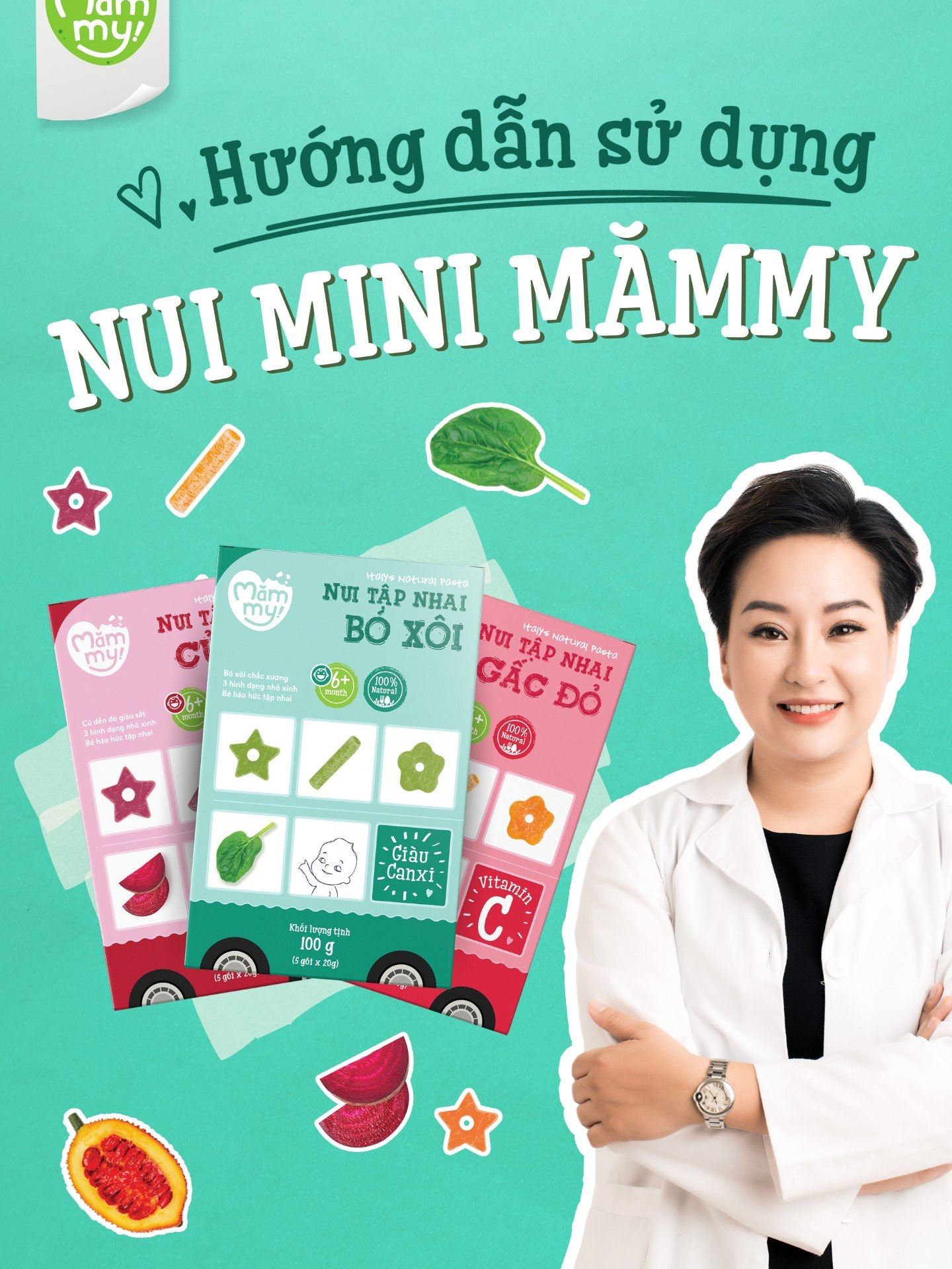 Hướng dẫn nấu nui mini cho bé iu, mom tranh thủ rinh ngay cho bé tập nhai nha #nuiandammammy #mammy #andambonao