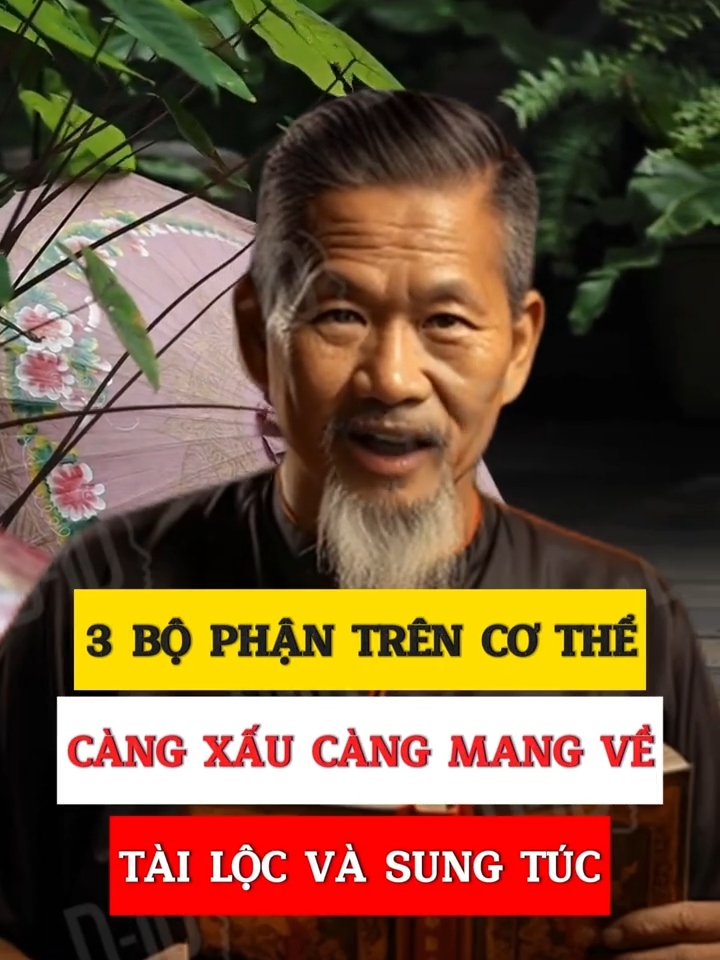 3 bộ phận trên cơ thể càng xấu lại càng mang về tài lộc và sung túc #phongthuy #vatphamphongthuy #mayman #tailoc #thinhhanh #xuhuong #trending #video #hot #new #viral #fyp #nhang #nutramcaocap #tiktok #fbreels #reelsviral #viralreels