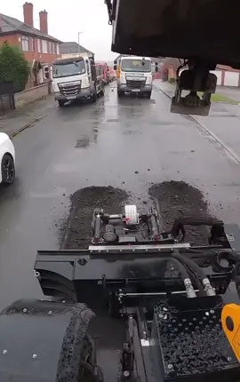 Repairing Roads in England 🇬🇧 made Easy! #roadmaintenance #construction #jcb #roadwork #road 