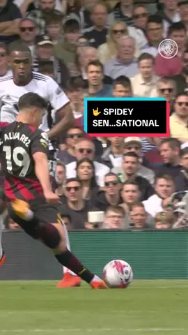 A sensational goal from Araña last season at Craven Cottage! 🤟 #ManCity #ManchesterCity #Alvarez #JulianAlvarez #Araña #PremierLeague 