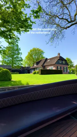 Giethoorn Village in The Netherlands 😍 #fyp #amsterdam 