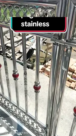 pemasangan pagar stainless teras  #pagarstainlessteel #railingtanggastainless #stainlesssteel #canopy 