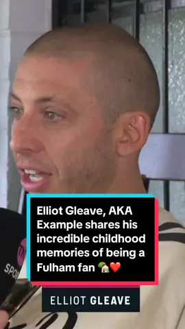 Elliot Gleave, AKA @Example shares his incredible childhood memories of being a Fulham fan 🏡❤️ #example #fulham #ffc #pl #PremierLeague 