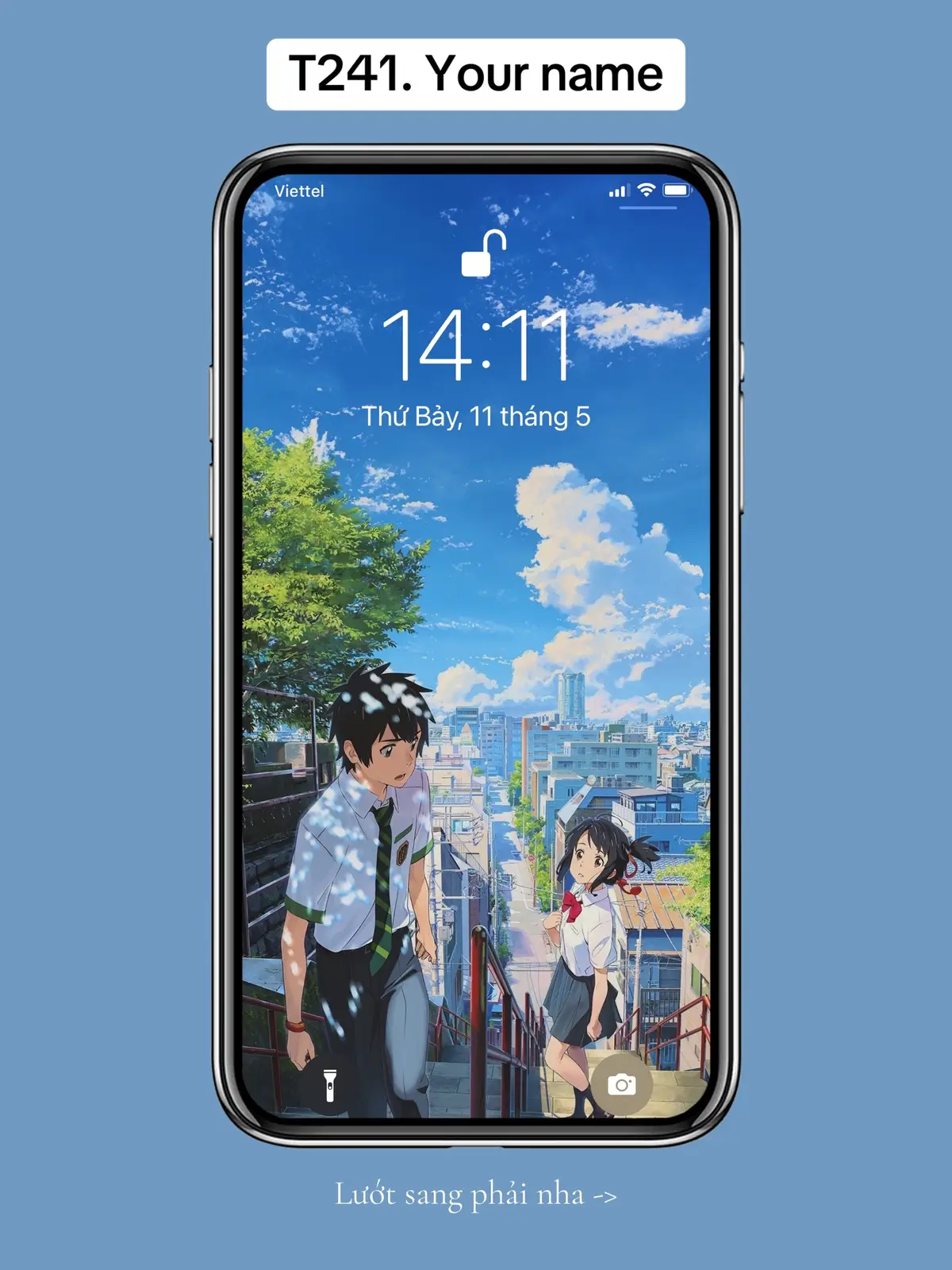 Tập 241 | Hình nền điện thoại Your name 🥰  #hinhnendienthoai #hinhnen #phonewallpaper #wallpaper #lockscreen #anime #yourname #foryou #xuhuong2024 #mapucoi 