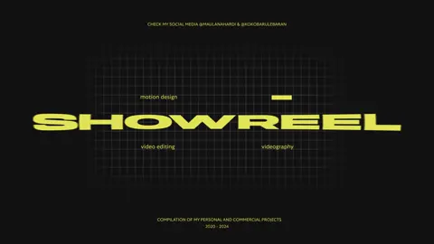 Update juga showreel #videoeditor #motiongraphics #showreel 