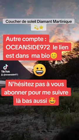 Nouveau compte OCEANSIDE972  n'hésitez pas à vous abonner pour me suivre là bas🤩😁 #tourism #voyage #compte #martinique #mer 