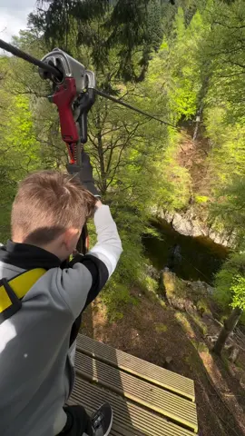Feels like summer!  #Scotland #zipline #FamilyFun #daysoutinscotland 