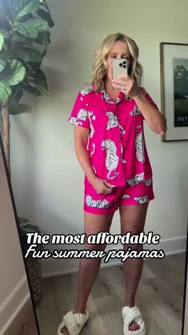 How cute are these pajamas?  I liove cute pjs but I don’t want to spend a lot on them.  These are only like $10!   #over50women #womenover50 #genxwomen #MomsofTikTok #pajamas #pjs