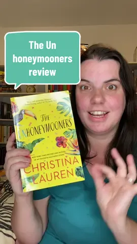 I gave The Unhoneymooners by Christina Lauren 3.5 stars. It was a unique romance book and I really appreciated reading something different. #theunhoneymooners #christinalauren #bookreview 