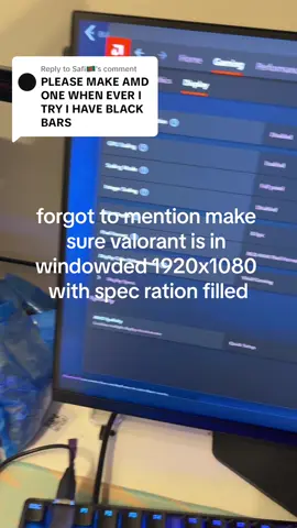 Replying to @Safi🇧🇩  this is all for amd #Valorant #stretched 