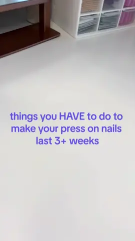 how to make press on nails stay for 3+ weeks ‼️🤍 #pressonnails #pressons #pressonnailsbusiness #pressonsforsale #nailart #SmallBusiness #dmtoorder #nailsnailsnails #fyp #howtotiktok #foryou how to make press on nails look like acrylics 