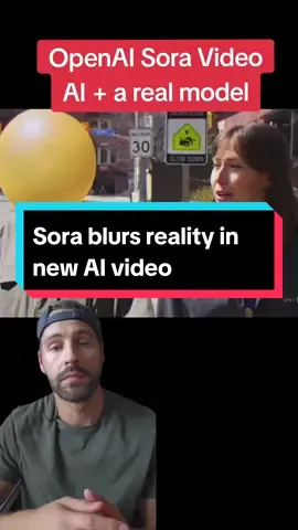 AI generated video is getting really wild. this is the latest release from opening eye and Sora where they used a combination of a real model and AI generated video to create a mock interview with a reporter. it's really difficult to distinguish where AI was used and where the real person is 🤯 #ai #chatgpt #openai #sora 