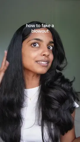 I actually shocked myself, gotta start doing this more often!! #blowoututorial #straighteninghair #looksmax #hairvolume 