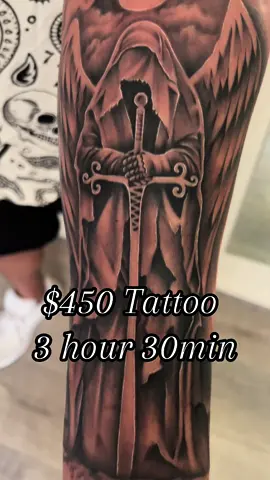 Grim reaper tattoo completed in 3 hours 30mins ⏰ #inked #tattoos #tattooartist #melbourne #tattoo #art #trending #australia #viral #hillcityink 