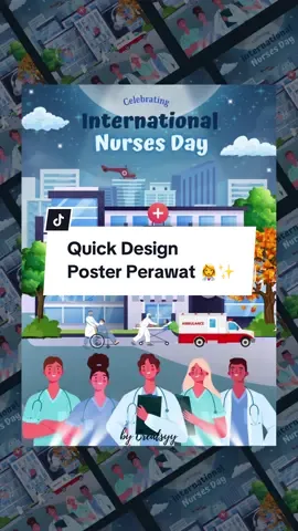 Selamat hari perawat untuk semua perawat di seluruh dunia! Kali ini aku mau kasih quick design poster hari perawat. Enjoy! 🤗✨ #canva #canvadesign #canvaelement #canvahacks #postercanva #ideposter #canvaideas #canvaindonesia #madebycreatsyy #hariperawat #nursesday #nursesday2024 