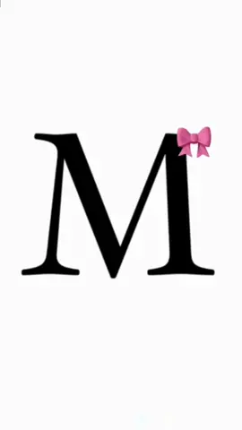 M🎀 #zyxcba #foryoupage #fyp #coquette #repost #letter #alphabet #bow #relatable 