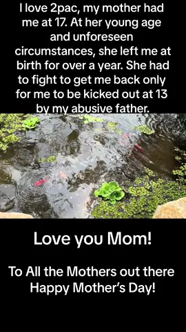 #happy #mothersday ##midwestkustomsinc #pond #waterfall #fish #memories #Flashback #inspiration #inspire #motivation #mylife #mystory #nevergiveup 