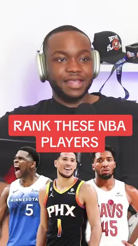 Rank these NBA players! #NBA #basketball #sports #foryou #anthonyedwards #devinbooker 