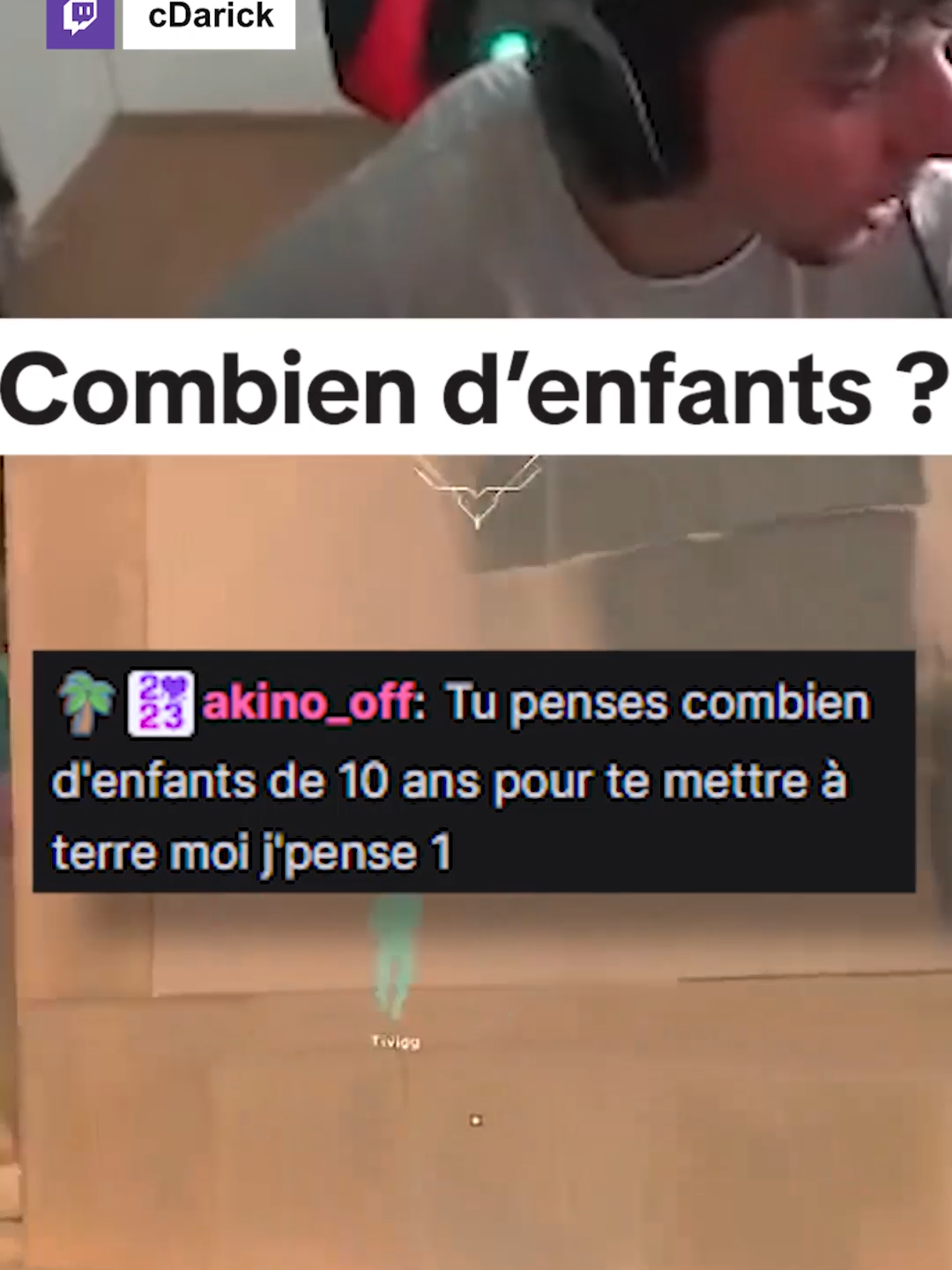 La question de fou ptdrrr Twitch : cDarick #Valorant #question #combien #troll #avis #react