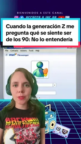 Cuando la generación Z me pregunta qué se siente ser de los 90: NO LO ENTENDERÍA 😅🥹 #infancia #90s #nostalgia #retro #messenger 