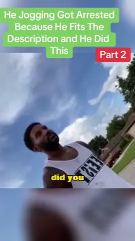 He Jogging Got Arrested Because He Fits The Description and He Did This #cops #copsoftiktok #copsusa #police #powertrip #viral #foryou #police #lawyer #flyp #usa 