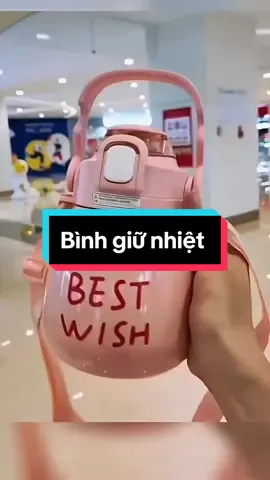 Bình giữ nhiệt inox 316 có ống hút 1000ml béo tròn cute kèm dây đeo cho bé. #bevame #mevabe #conyeucuame #binhgiunhiet #binhgiunhietcute #binhgiunhietchobe #xuhuong 