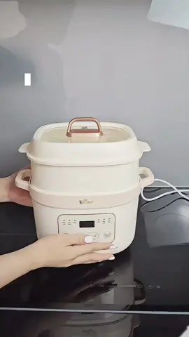 Cùng mình dùng nồi nấu chậm Bear 1,6l nấu 2 mson cùng lúc và tâm sự về vụ 