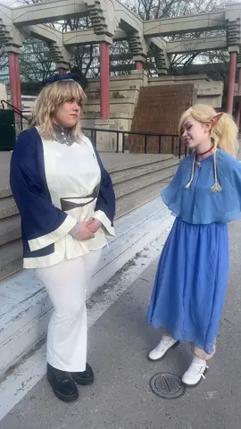 its us the dunmesh cosplayers again! || #dungeonmeshi #deliciousindungeon #falintouden #marcilledonato #wlw #otafest #otafest2024 #conseason @marlandria 🍉 