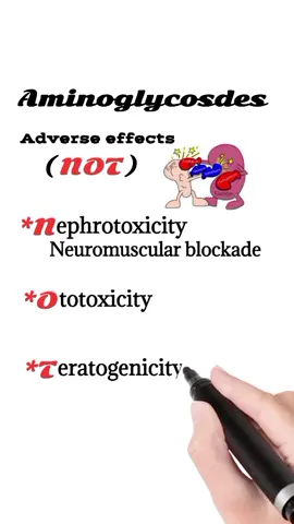 Side effects of Aminoglycosdes #Aminoglycosides #pharmacology #medical_mnemonics786 #m_m786 