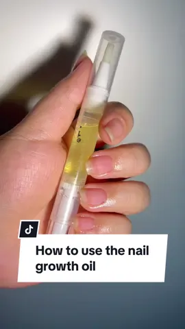 How to use Ellie Young Nail Growth Oil Pen🫶 Let me tell you. #ellieyoungnails #nailgrowthoil #nailgrowthchallenge #nailtutorial #naturalnails #nailsoftiktok #nailsathome #nailsvideotutorial 