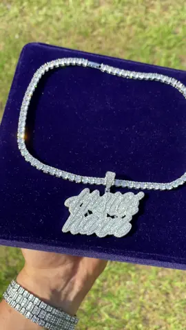 Hustle Hard Iced Out Letter Pendant w/ VVS Shine Tennis Chain 💎  Are you looking for iced out pendants? 🥶 IceyPyramid has got you covered!  Visit us online at ;  www.iceypyramid.com 💎 #icedout #hustleharder #hustle #money #pendant #icedoutpendant #hiphop #jewelry #mensjewelry #tiktokjewelry #rap #rappers 