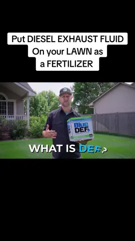 How to use diesel exhaust fluid as a fertilizer! #DIY #lawncare #lawn #lawnmaintenance #diylawn #def #fypage #fyp 