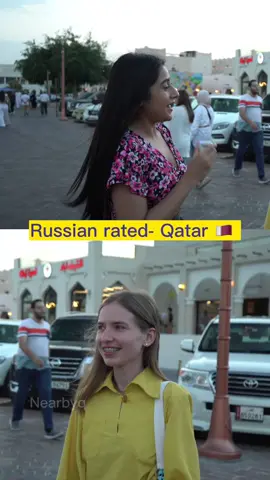 Randon talk with strangers in doha 🇶🇦🫂 #qatar🇶🇦 #russia #doha #streetinterview 