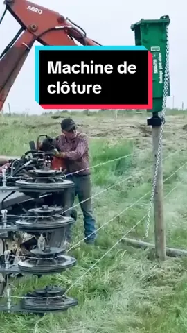 Incroyable machine d’installation des clôtures #invention #machine #agriculteur #explorer #pourtoi #france🇫🇷 #foryoupage 