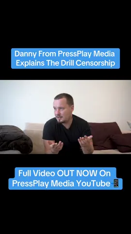 Danny From PressPlay Media Explains The Drill Censorship🗣️ #ukdrill #ukrap #uktiktok 