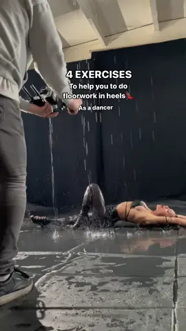4 exercises to help you with floorwork in heels for my beginner dancers🫶🏾 #athlete #exersicefordancers #danceinheels #tutorial 