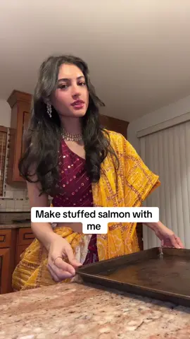 Enjoy me “making” salmon 