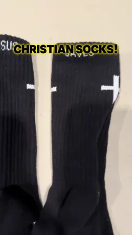 Christian Socks! #spreadthegospel✝️😇 #jesuslovesyou #christiantiktok 