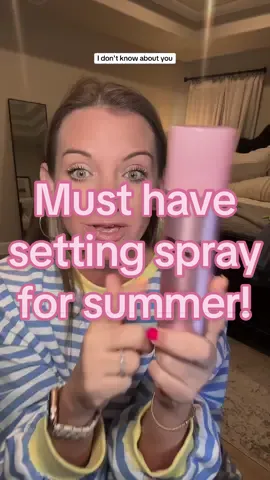 Makeup essential for summer heat! #ttsrecharge#makeupessential#summermusthaves#settingspray @ONE SIZE BEAUTY #onesizebeauty 