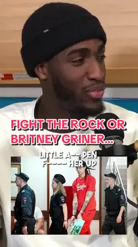 The Rock or Britney Griner who are you fighting 😳🤼 LMK ⬇️ #noregulars #podcast #fyp #wouldyourather #therock #britneygriner #foryou 