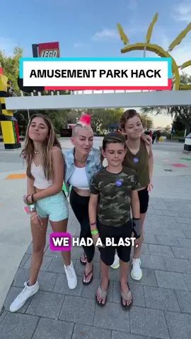 Amusement park HACK!!! 🤩 Go during the weekdays- sounds super simple but WOW!!!  It is so true, there were hardly any lines, we were flying through all the rides, it was the best!!! @legolandflorida was so fun our kids loved it!  @Visit Central Florida  #legoland #legolandflorida #centralflorida #florida #floridalife #travelfamily #familytravel #familyvlog #familyvlogger