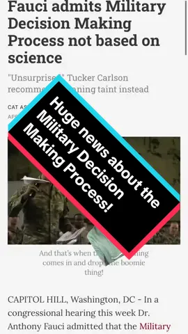 Huge News out of the Military about the Military Decision Making Process #foryou #miltok #military #veteran #militaryspouse  #army #marines #navy #airforce #vivalavargas #satire