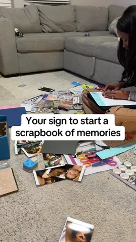 Page one done🥹 we have so many memories and travels that I want them to be able to hold dear, literally! I love physical copies of photos so much! Now I need to have our actual travel documents and things ✨ #scrapbook #momlife #memories 