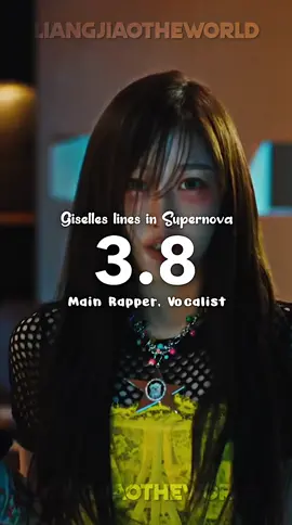 Giselles lines in Supernova #aespa #supernova #kpop #foryou #fy @aespa official 