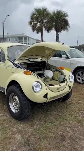 EV VW V8: Guy converted his VW Beetle to Electric, then put a water bottle under the bonnet with a small motor spinning a hammer to thump the bottle! He then piped the sound to the back of the car to give a fake V8 exhaust sound. So clever...#V8 #ev #vwbug