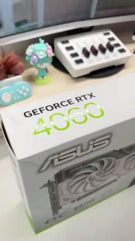 ASUS Dual 4060 OC  White edition 🤍 @ASUS @NVIDIA GeForce  Big change happening soon — I’m very excited!  For now I want to introduce you my new graphics card✨ Features: ˖ Powered by NVIDIA DLSS3 ˖ 8GB / GDDR6 ˖ 4th Generation Tensor Cores and 3rd Generation RT Cores ˖ OC edition: 2595 MHz (OC Mode)/2565 MHz (Default Mode) ˖ Axial-tech fan design The perfect choice for enthusiasts seeking high-performance graphics solutions ✨ 🏷️ #graphicscard #asus #nvidia #computer #technology #lg #tech #sony #notebook #corsair #android #laptopasus #asusgaming #gamingpc #redmi #gigabyte #windows #s #laptopsecond #g #ryzen #macbook #bhfyp #zenfone #a #gamers #pcgamer #asuslaptop #gaminglaptop #juallaptop