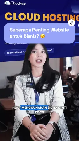 Tahukah kamu, sebagai pemilik bisnis di zaman sekarang perlu memiliki website. Dengan memiliki website, kamu memiliki kontrol penuh atas informasi yang ditampilkan tentang bisnis kamu. Segera buat website bisnis kamu dan pastikan memilih penyedia hosting yang menawarkan fitur keamanan terbaik seperti IDCloudHost. dengan harga yang terjangkau.  Klik disini idcloudhost.com #Hosting #HostingMurah #DataSecurity #IDCloudHost #Website #Bisnis #OnlineShop #Cloudversary #BanggaBerdaulat 