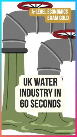 UK Water Industry for A Level Economics Exams #economics #economicsalevel #aleveleconomics #exams #school #alevels #studygram