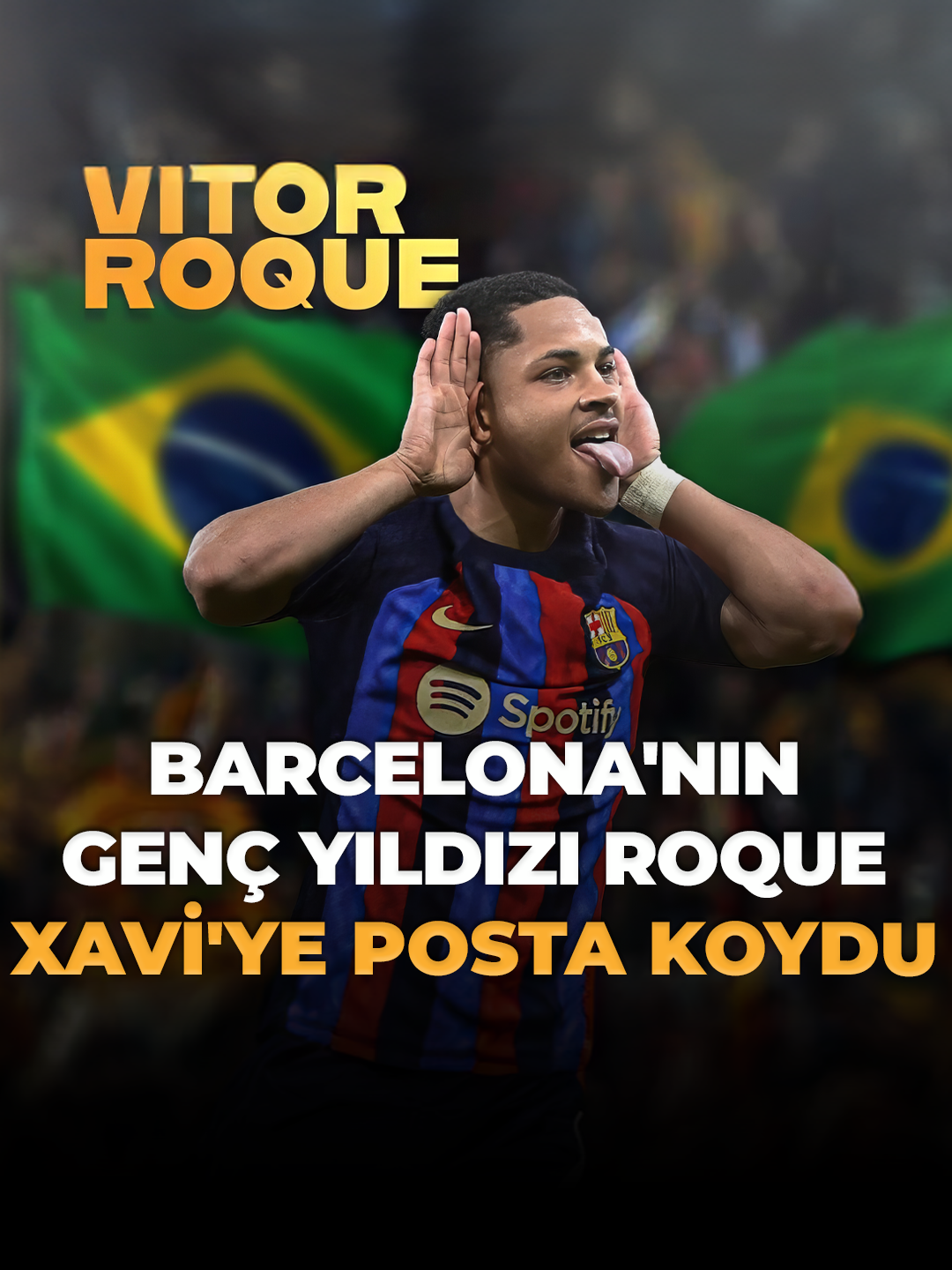 😡 Barcelona'da Brezilyalı krizi: Xavi benimle konuşmuyor! #gdhspor #barcelona #xavi #vitorroque #laliga